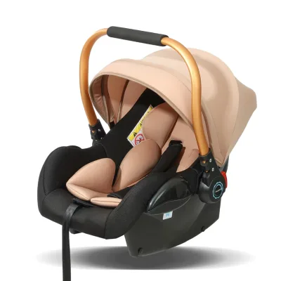 Child Car Safety Seat-0-12 Months Baby Basket Car Seat Multi-functional 9-18KG Capacity Large Square Design for Vehicle Use