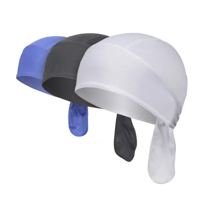 Wholesale Custom logo Fashion Good Quality Quick-drying Polyester Mesh Cycling Cap Men's Outside Sports Hat Cycling Cap