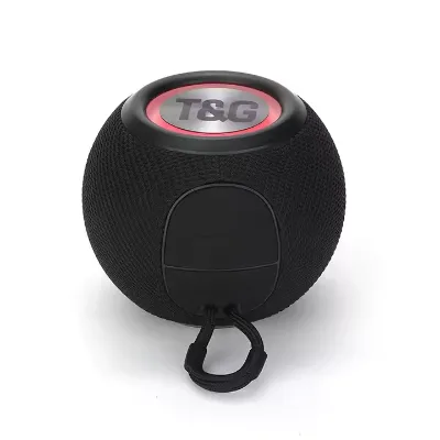 TG-337 Wireless Portable Super Bass Mini Waterproof Fabric BT Speakers LED Colorful Light Active Woofer HIFI Music Speaker Box
