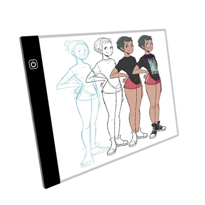 A4 Graphic Drawing Tablets Adjustable Tracer Led Light Pad Acrylic Surface Led Light Box for Picture Artist Animation