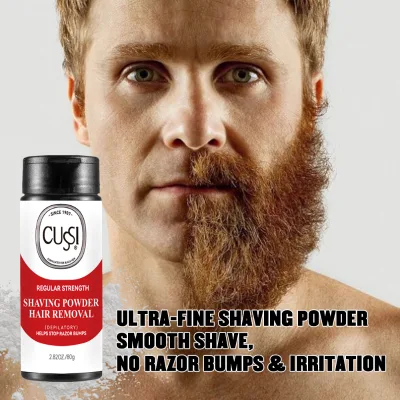 Hair Removal Powder Smooth Skin Shaving Powder for Whole Body Use Wholesale Supplier Shaving Powder for Black Men