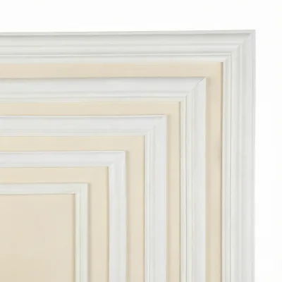 Paintable DIY Self-Adhesive Flexible Wall Molding Trim Easy Cut White EVA Modern Design Exterior Hospital Villa Hotel Decor