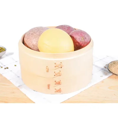 Chinese Traditional Cuisine Steamer Set Customized logo Natural Bamboo Food Steamers