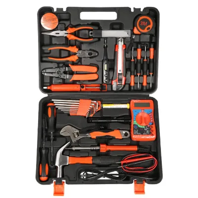Certified GS 35-Piece Multifunctional Electrician Tool Set Home Use Plastic Hand Tools Manual Bag Professional Repair OEM