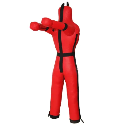 Martial Arts Equipment Two-Leg Dummy MMA Leather Grappling Wrestling Training Dummy