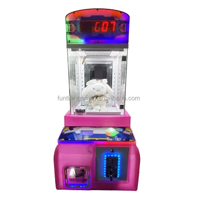 Tank Fighter 10 Second Challenge Mini Doll Machine Coin Operated Arcade Game Plush Toy Prize Dispenser