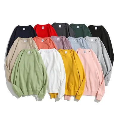 OEM Custom Winter Fleece Men Oversized Sweatshirt