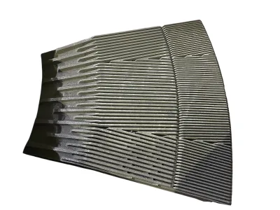 Roller Shaft Flexible Metal Casting Component with Ribbed Structure for Industrial Use