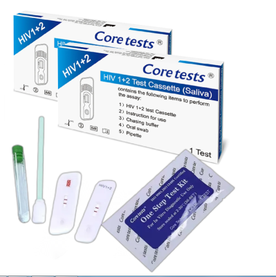 Home Use Determine Hiv 1/2 Rapid test Kit Saliva Oraquick Hiv Self test Kit De test Hiv