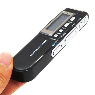 6 in 1 Sound Recorder with Stereo Earphone Audio Microphone AUX Digital Voice Recorder 4GB/8GB/16GB