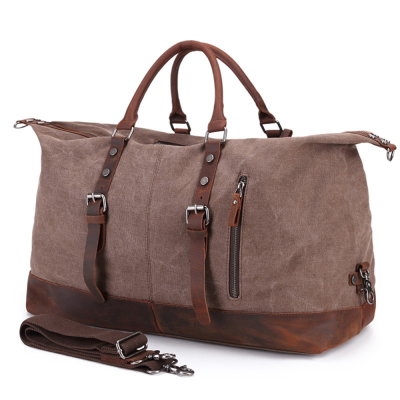 Large Waterproof Canvas Handbag Travel Duffel Bag Fashionable Week-End Travel Luggage Suitcase Bag