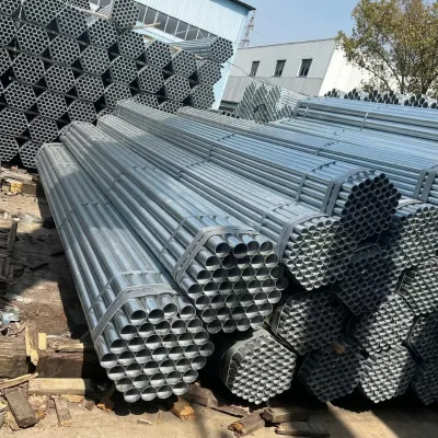 Galvanized Steel Round Thick Wall Box Pipe Gi Tubular ASTM Standard Galvanized Coating for 60-360g
