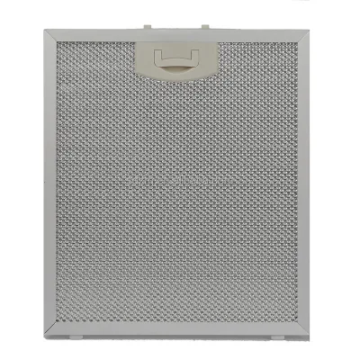 Hot Selling Silver Aluminum Customized Size Common Use Kitchen Hood Filter Mesh