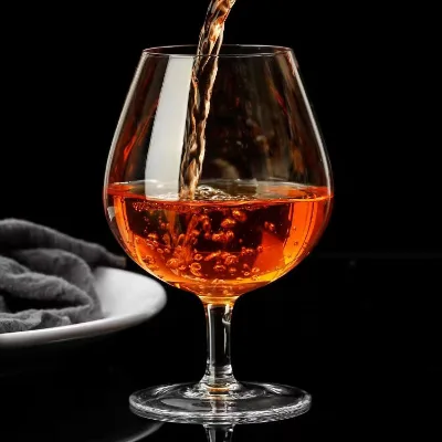Premium Hand-blown Crystal Glass Brandy Snifter Glasses for Bourbon Cognac Brandy