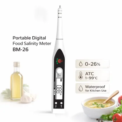 Electronic Food Salinity Tester Soup Dish Salinometer Kitchen Flavoring Checker Salinometer