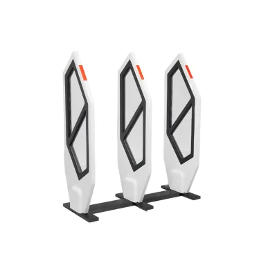 Floor-Standing Library Book Security Antenna - Quiet Operation for Reading Environments