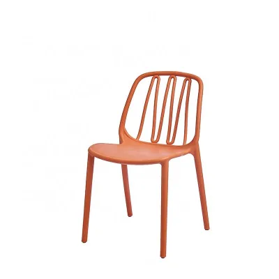 Cheap Hot Selling Dining Room Chair Modern Plastic Hollow Stackable PP Dining Chair