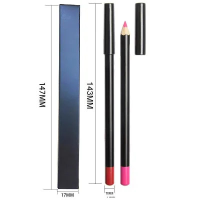 12 Colors Black Matte Lip Liner Waterproof Makeup Vegan Cosmetics Cream Vendor Creamy Lip Liner Pen