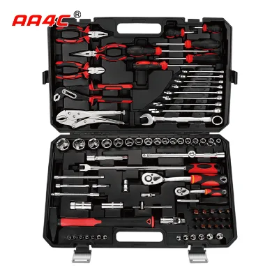 AA4C 86pcs Auto Repair Tool Kit Shelf Hardware Hand Tools Workbench Tools A6-E08601