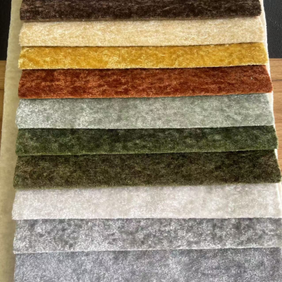 ICE crushed velvet sofa fabric