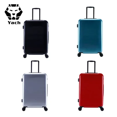Multi-function Student Suitcase Scooter Trolley Case Smooth Surface ABS Printed Hard Shell Luggage Creative Boarding Chassis