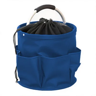 Outdoor Camping Picnic Foldable PE Material Multi-function Storage Basket for Bathroom Toiletry Household Use