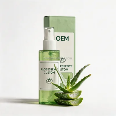 Hydrating Aloe Liquid Serum for Face-Deep Moisturizing & Soothing Skin Care Glowing Complexion Adults OEM China