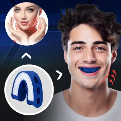 Silicone Jaw Exerciser Slim Face Mouth Muscle Trainer Workout Shaper Tool Jaw Gum Chewing Jaw Trainer