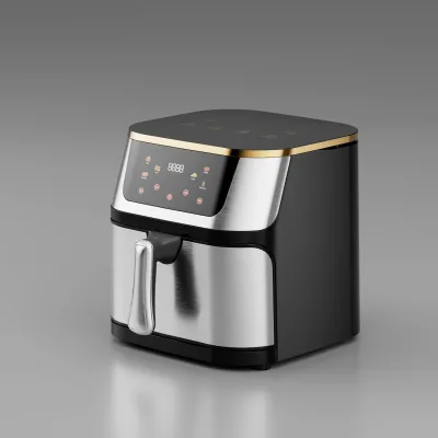 2024 New OEM Air Fryer 10L Best Hot Frying Rack Without Oil As Seen As Air Fryer Ovens with Colorful Menu Display