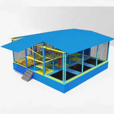 Movable Interactive Projection Soft Playground Custom 9x6m Kids Ball Pit Amusement Equipment