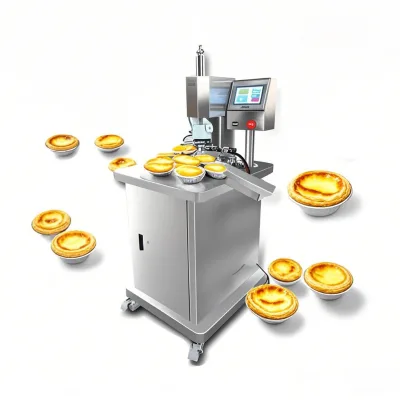 Automatic Egg Tart Shell Forming Machine Eight-hole Rotating Egg Tart Making Machine