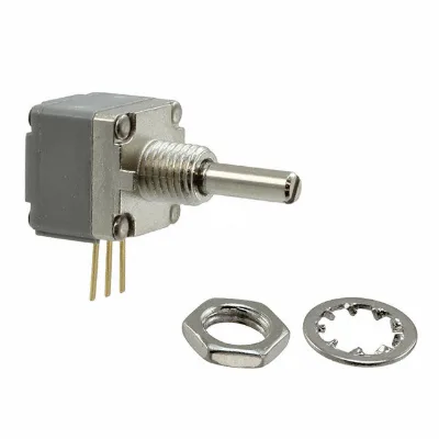 P260S-D1AS3CB Series Side-Adjust Potentiometer 0.5W Panel-Mount Variable Resistor for Audio Mixer