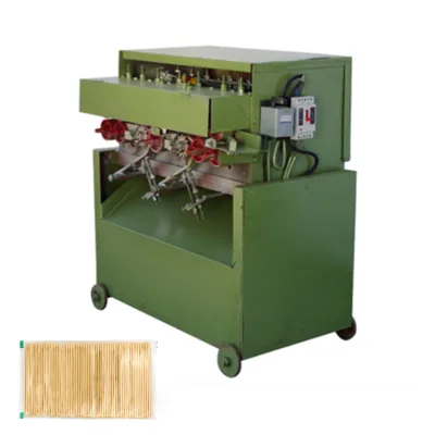 Round Rod Milling Machine Wooden Toothpick Production Line Toothpick Making Machines