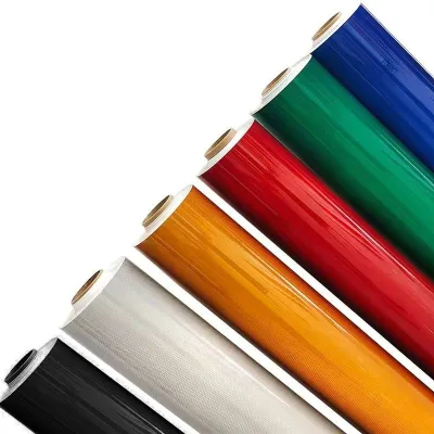 3HAO 3200 Photo Luminescent Tape Reflective Fabric Truck Road Traffic Signs Warning Self Adhesive Glass Printable