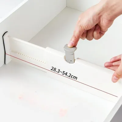 Bedroom Plastic Adjustable Clothes Drawer Divider Expandable Organizer Divider