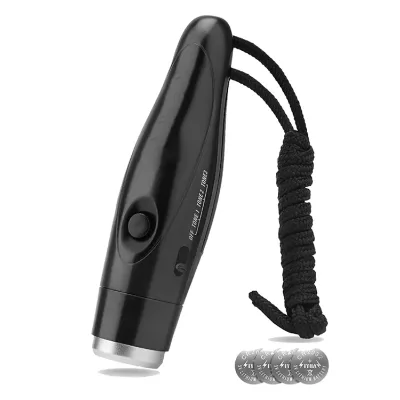 Battery Operated Adjustable 3 Different Loud Whistle with Lanyard Handheld Electronic Whistles for Referees