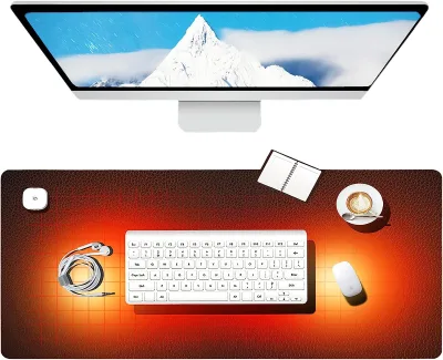 Custom Logo Electric Warm Desk Pad Large Heated Office Mouse Pad