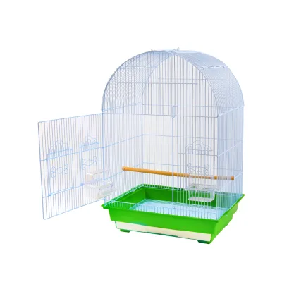 Solid Pattern Tiger Skin Peony Parrot Metal Iron Rectangle Eco-friendly Classic Indoor/Outdoor Birdcage 3.9kg Home/Villa Bird