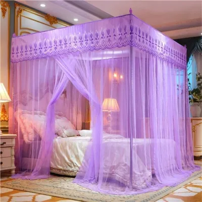 Wholesale Cheap Price Threaded Frame Wider Vision Large Nets Bed Mosquito Net Palace Luxurious Mosquito Net