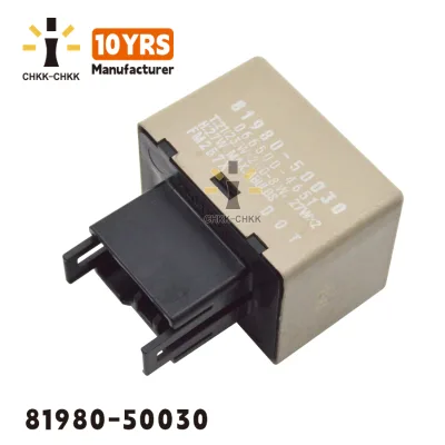 81980-50030 Auto Part Engine 8-Pin LED Flasher Relay Fix LED Turn Signal Light Bulbs for Lexus Toyota Scion OEM 81980-34020