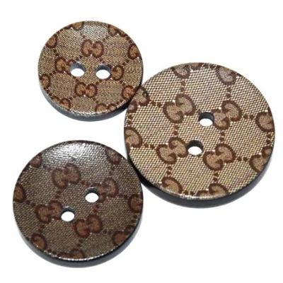 Double Hole Flat Back Wooden Buttons New Design Sustainable Eco-Friendly Clothing Style for Shirt Coat Supports Variety Designs