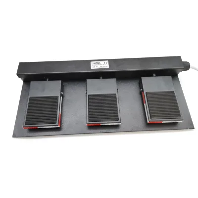 XURUI XF1T 10A 120V Triple Pedal Foot Switch 3pdt Design