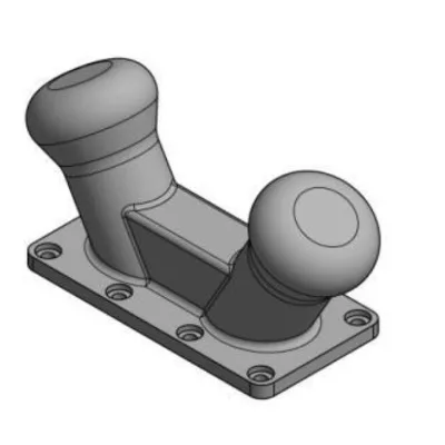 Single Cross Bollard Mooring Bitt Cleat Double Boat Cross  Dock Port Wharf Harbor Quay Rope Cleat Base Fence