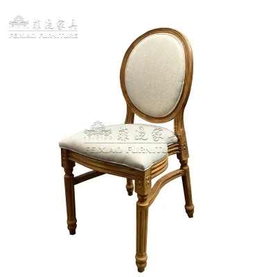 Antique plastic round back stackable PP wooden dining chair for sale