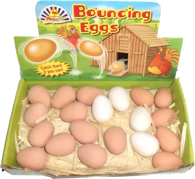 Bouncing Rubber Eggs Wholesale