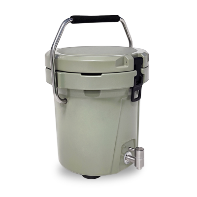 Hot Selling Plastic Ice Bucket 2 Gallon Water Milk Beverage Jug Cooler with Tap Portable Coolers Cool Box
