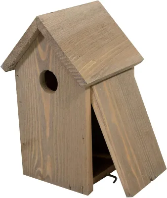 Wholesale New Design 100% Naturel Premium Painted Birdhouse Solid Wood Nest Wooden Pole Bird House