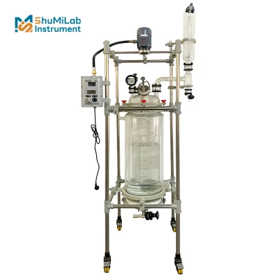 Explosion-Proof 50L Glass Solid Phase Reactor Filter Ketter  for Laboratory Reactions and Chemical