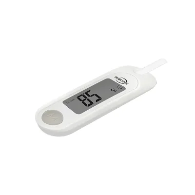 Portable Pen-Type Blood Glucose Meter Electric Glucometer High Accuracy 5-Second Reaction 500 Memory Sets 0.7l Blood Sample