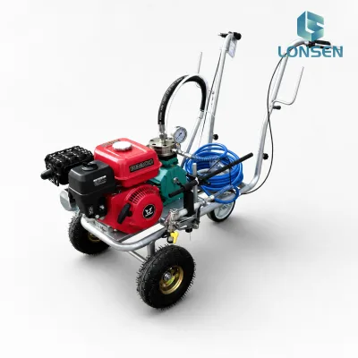 Hand Push Cold Spraying Road Line Marking Machine